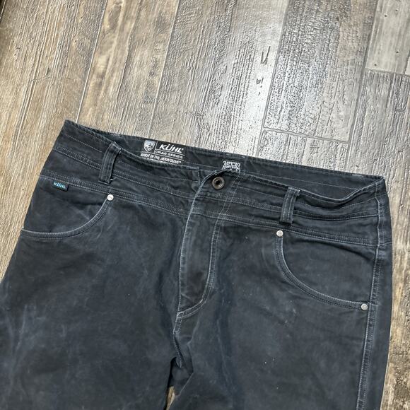 Kuhl Crag Series Gunslinger Carpenter Canvas Patina Dye Men’s Pants 36x32 - Picture 2 of 10